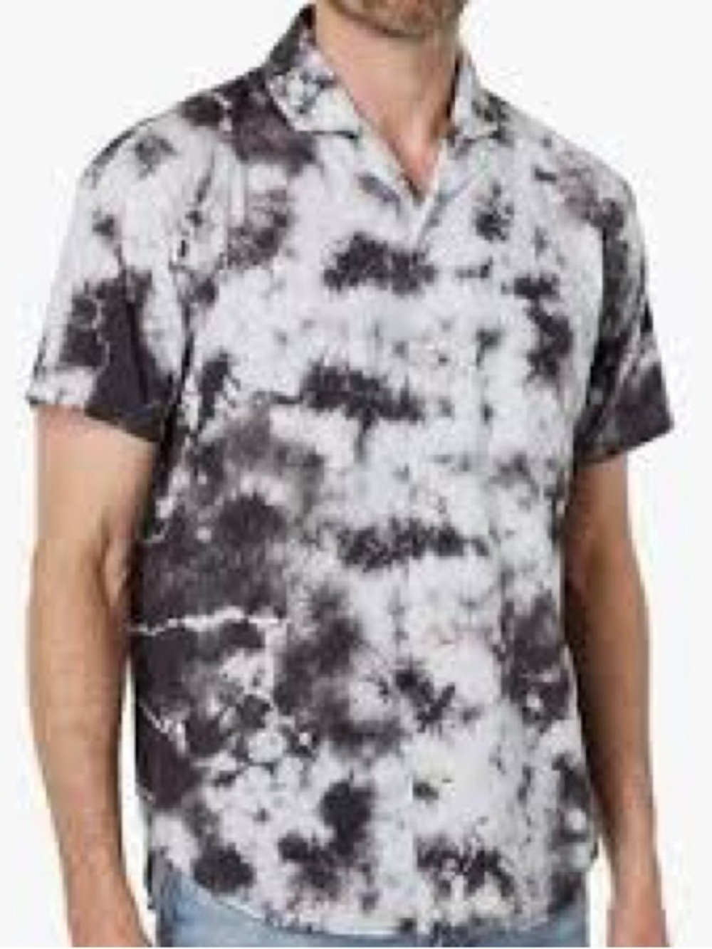 Outerknown BBQ Shirt Galaxy Tie Dye 100% Organic Cotton Size M